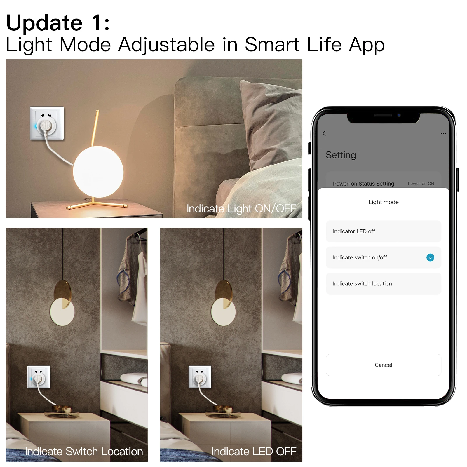 Moes WiFi Dimmer Presa Di Corrente Spina Intelligente Luminosà Regolare Presa Timer Tuya Life App Alexa Google Assistant Controllo Vocale US - Foto 13