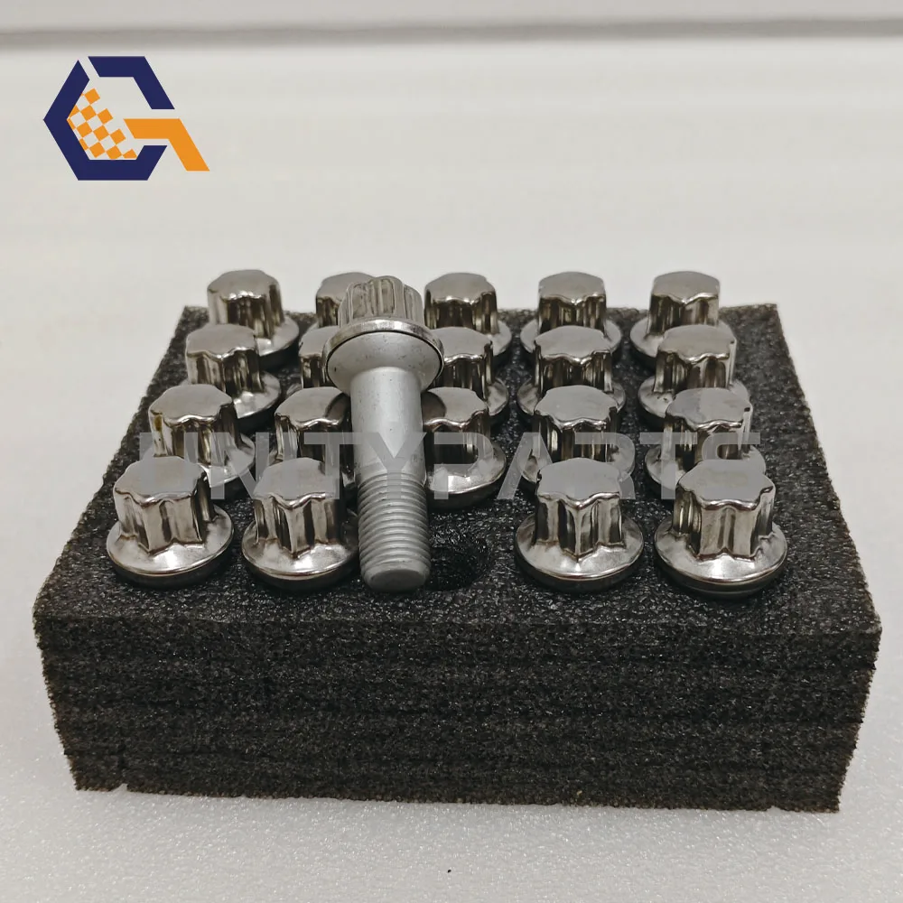 20pcs Wheel Bolt Stud Nut For Mercedes Benz W164 X164 ML350 ML550 GL450 S500 S550 0009902207 0009905407
