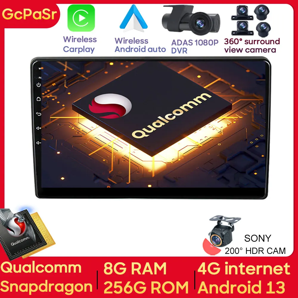 

Автомобильная Мультимедийная система Qualcomm, Android 13, для Hyundai I40 2011 - 2016