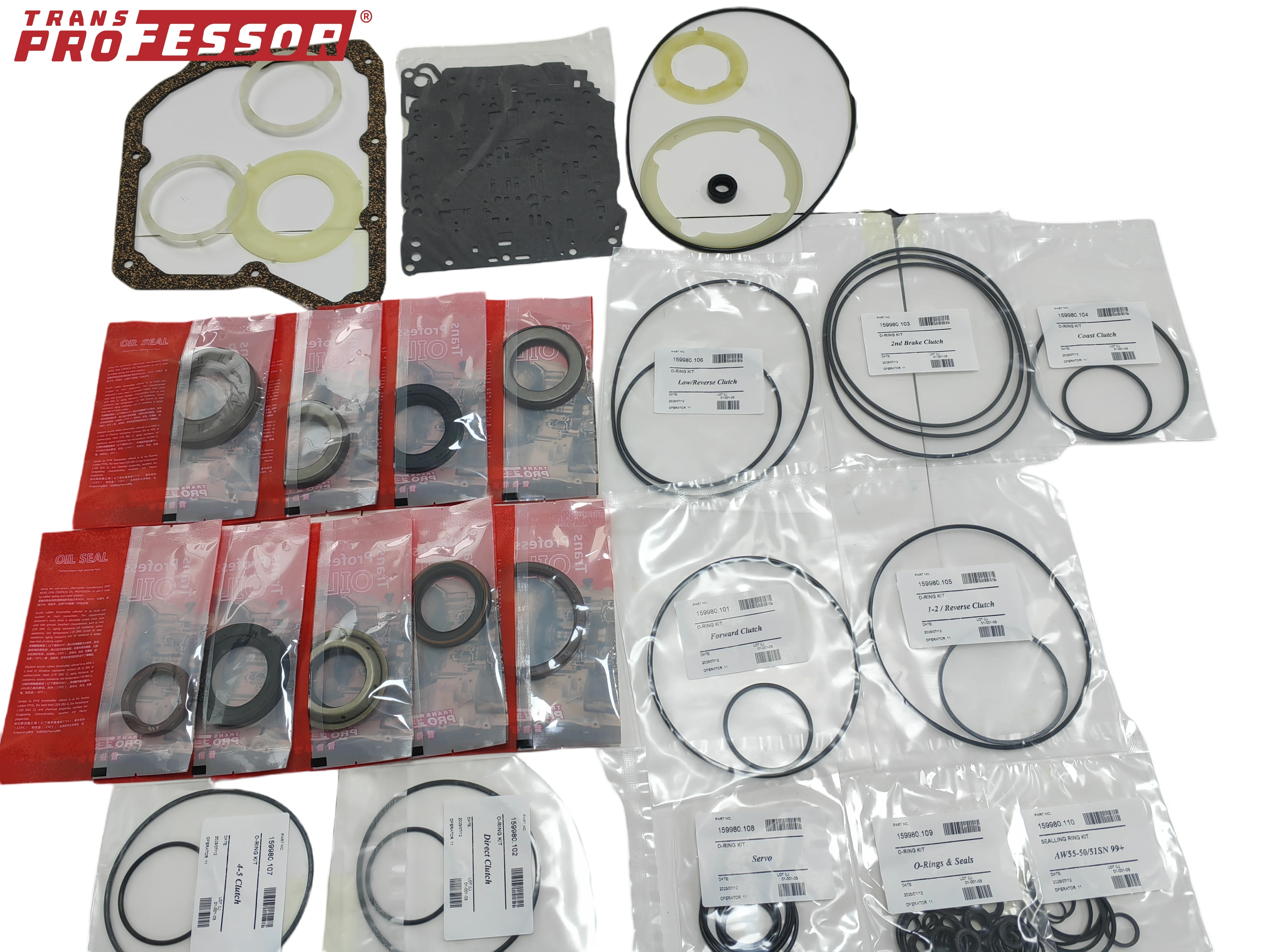 AW55 50SN AW55-50/51SN Transmission Repair Overhaul Kit for Volvo Opel TransProfessor Gearbox Seals Gaskets Car Accessories transmission repair kit