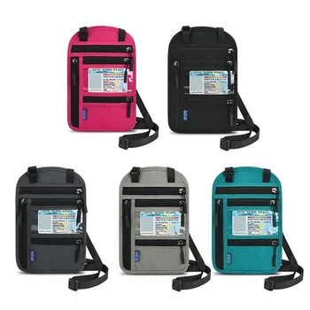 Custodia da viaggio Porta passaporto per famiglia Porta passaporto Custodia organizer con blocco RFID Custodia per documenti multitasche per passaporto