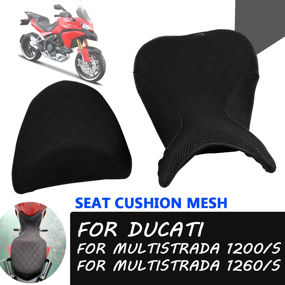 For DUCATI MTS 1260 S 1260S Multistrada 1200 S 1200S Motorcycle Accessories Seat Cushion Cover Thermal Protection Guard Mesh