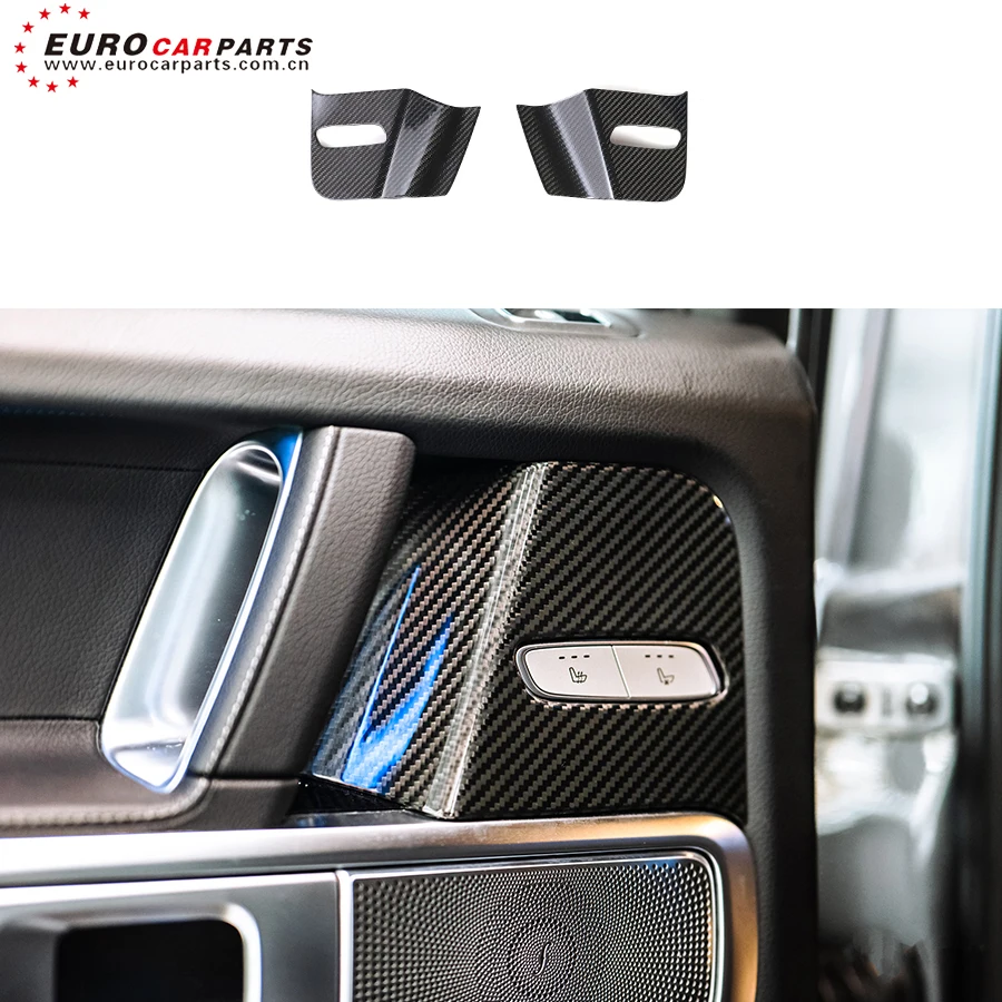 

G class W464 Dry carbon material Rear door inside cover G wagon 2018-2023 g500 g550 g63 W463A carbon fiber inter parts