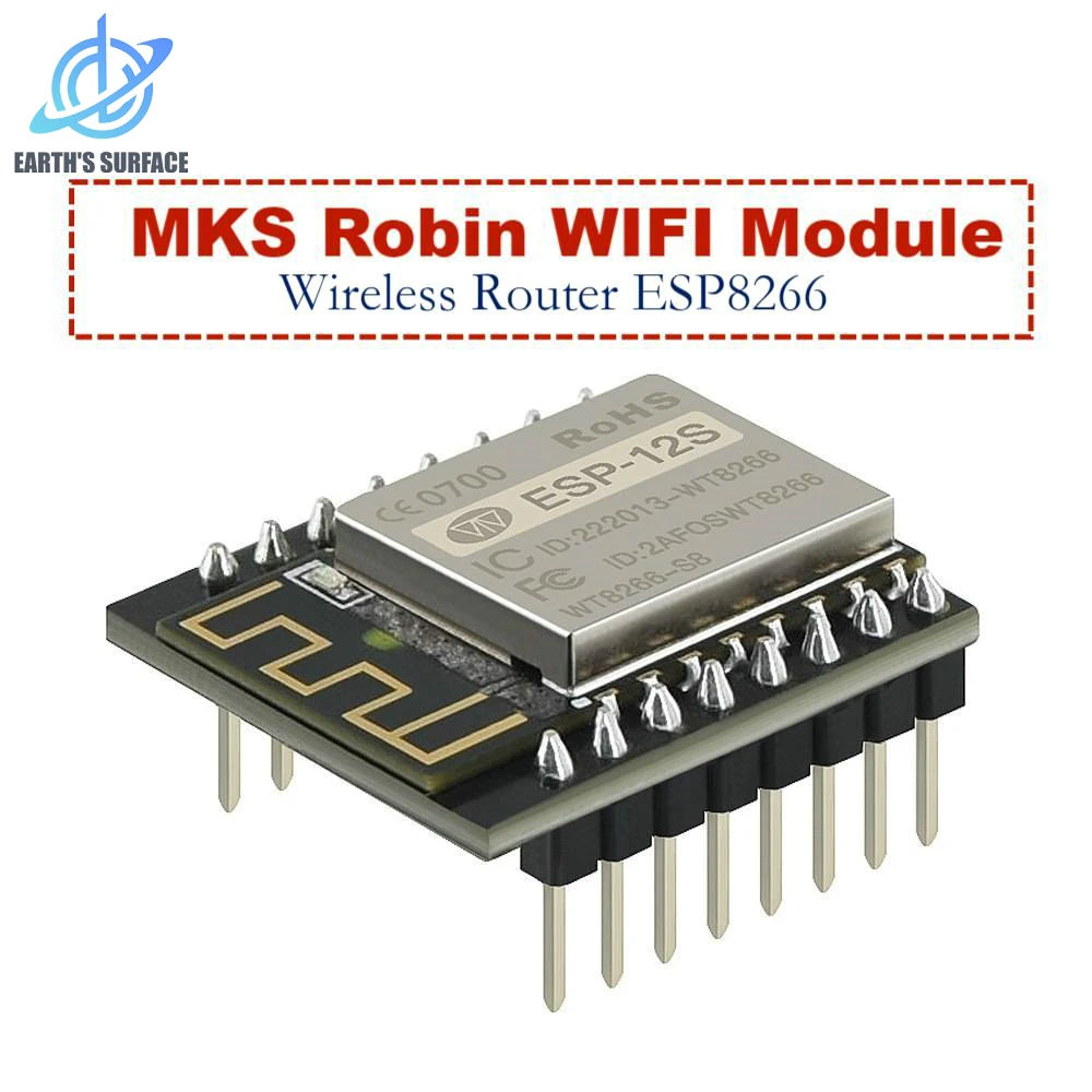 

DB-3D Printer Parts Wireless Router ESP8266 WIFI Module MKS Robin-WIFI Smartphone APP Remote Control MKS Robin Motherboard