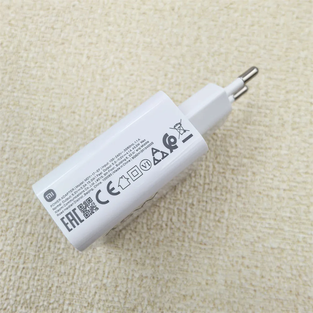 Xiaomi Redmi Note 14/14Pro 4G 5G純正充電器 45W EUターボ急速充電