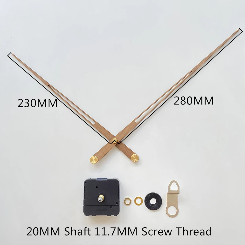 Wall Clock Clock Repair Parts Large Wooden Wall Clock Hands for 60-70CM Large Wall Clock Giant Watches Long Big Arrows 3d Needles Home Decor Decorative