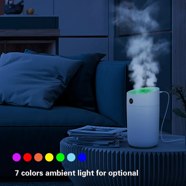 3L Air Humidifier Large Capacity Air Diffuser Atomizer Ultrasonic Aroma Diffuser Cool Mist Maker USB Air Humificador Purifier 3