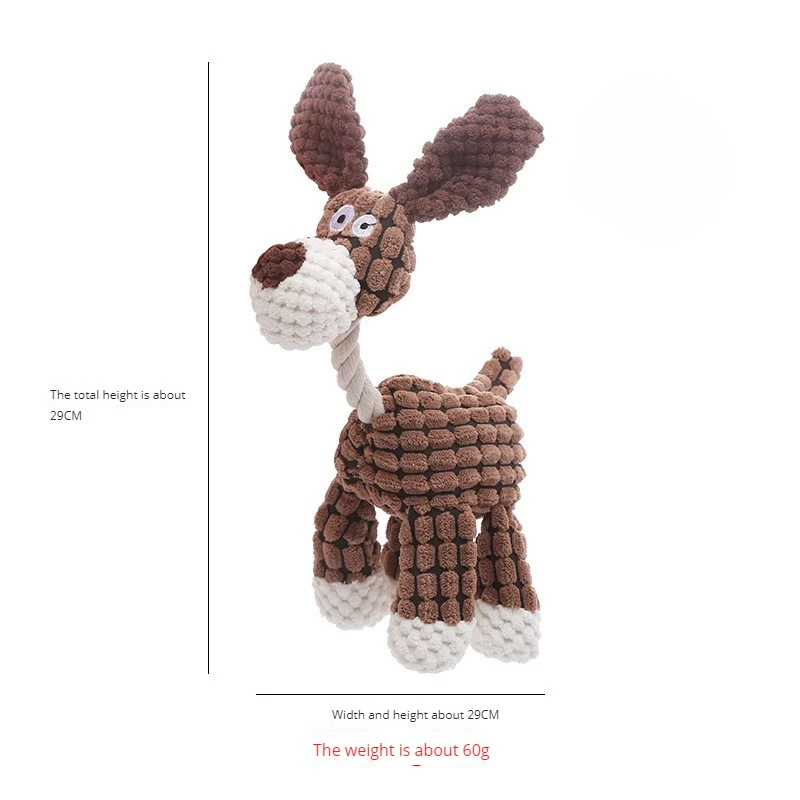 Rowing Knot Rope Toys Interactive Pet Dogs Masticare Digrignare I Denti Pulizia Squeak Peluche Molare Intrecciato Bone Ball Puppy Accessori