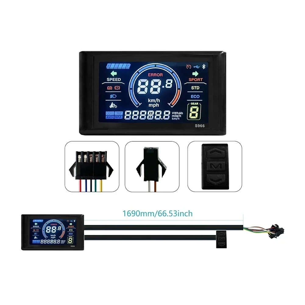 ②専用画面 Amazon | Jeffergarden 電動バイク LCDディスプレイ 24V 36V 48V