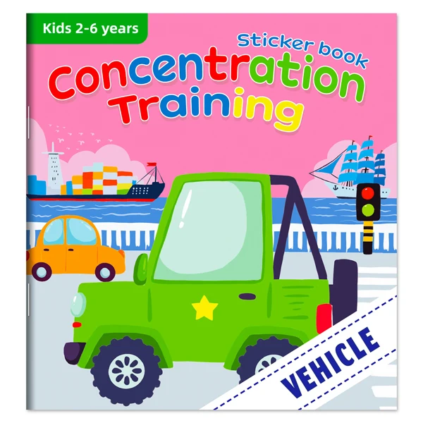 Children's Reusable Cartoon Sticker Book: Fun and Educational Gift