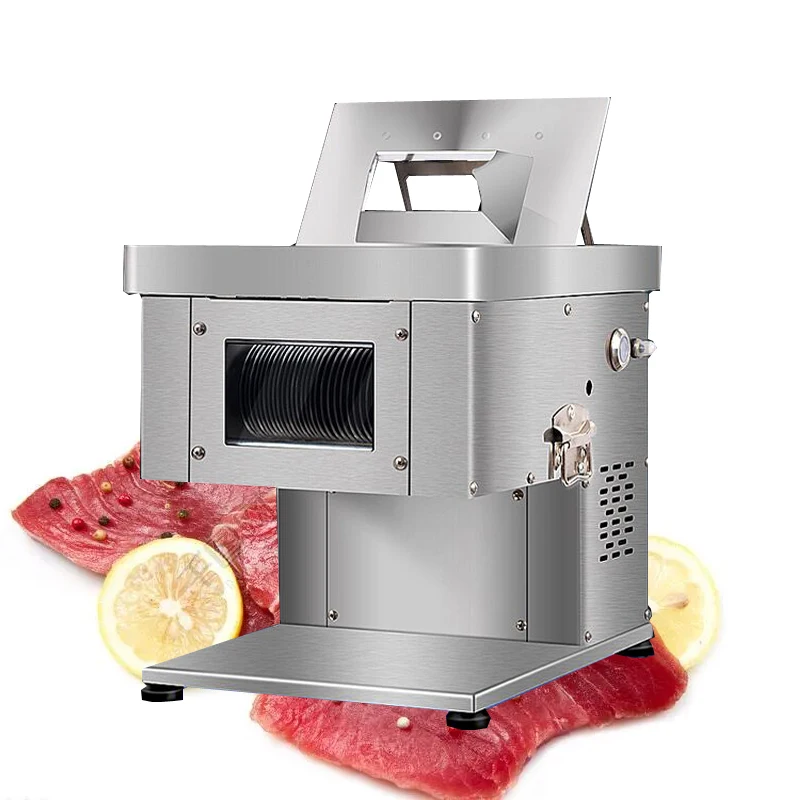 

Meat Slicer Commercial Meat Cutter Stainless Steel Electric Meat Slicing Shredded Diced Machine