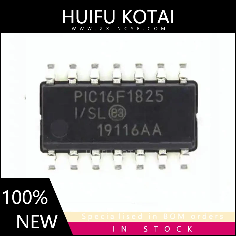 

Новые Товары в наличии на складе, PIC16F1825 SOP-14, 1 шт.