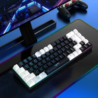 Best sale gaming keyboard and mouse combos lightweight honeycomb wired mouse RGB backlit mechanical feel gaming set for laptop - Image 6