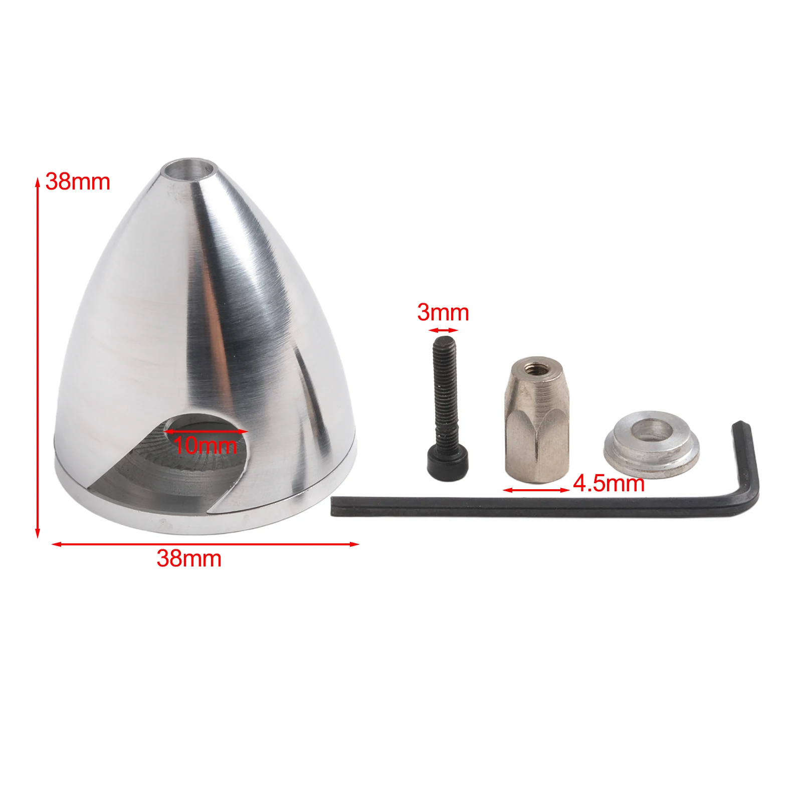 For RC Model Planes Blades Propellers Sturdy Aluminum Construction Various Sizes for Different Engines Easy Installation