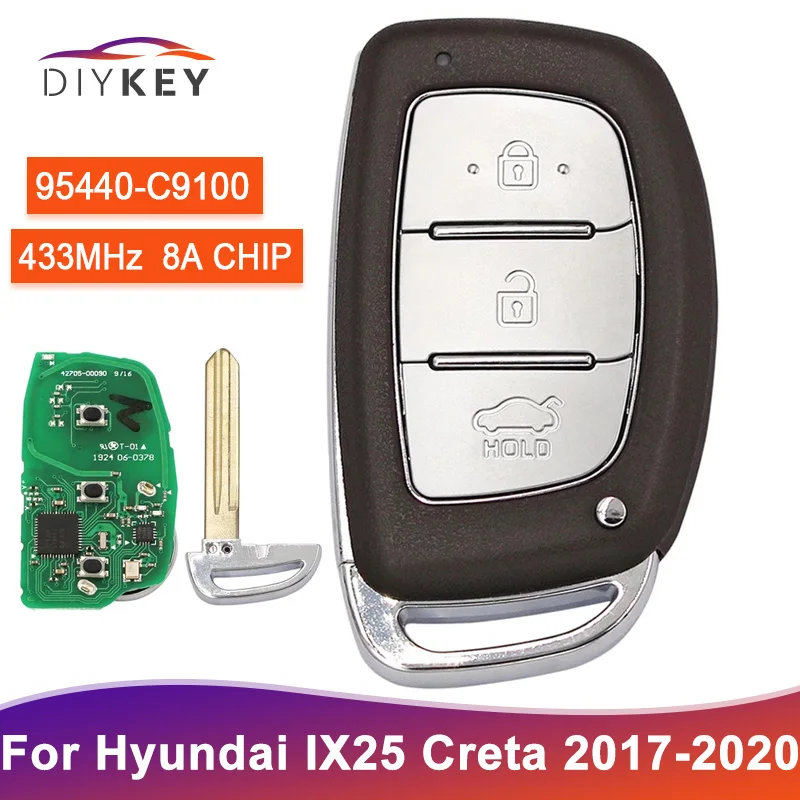 DIYKEY 95440 C9100 Keyless Remote For Hyundai IX25 Creta 2017 2018 2019