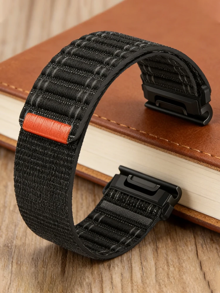 Versatile QuickFit Nylon+Silicone Sport Strap in Multiple Sizes