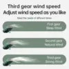 New Mini Portable Fan Portable Rechargeable Bladeless Turbo Ultea Quiet Student Hand Held Fan Outdoor Spotes Travel 2