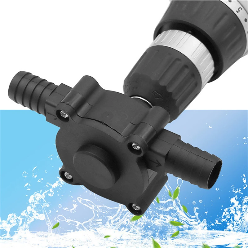 Portable Electric Drill Pump Diesel Oil Fluid Water Mini Hand Self-priming Liquid Transfer Pumps Home Garden Outdoor tool | Обустройство
