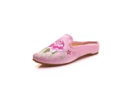 Summer Harajuku Chinese Style Women's Slippers Casual Vintage Embroidery Women Shoes Ethnic Style Fashion Streetwear Sandales - Image 6