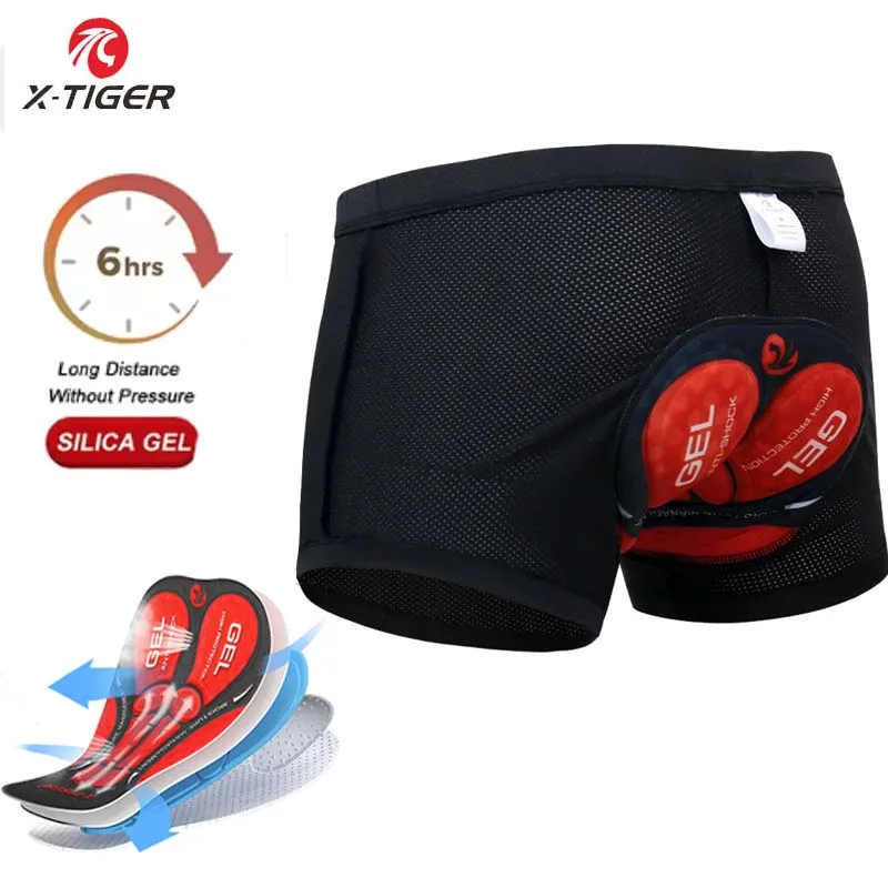 Cycling Shorts Breathable Mesh Cycling Underwear 5D Gel Pad Shockproof MTB Bike Shorts Bicycle Underwear multi pocket shorts fitness training shorts cycling gel pad cycling knee shorts