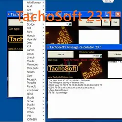 Advanced Digital Odometer Calculation Software with License (Send by USB Disk)