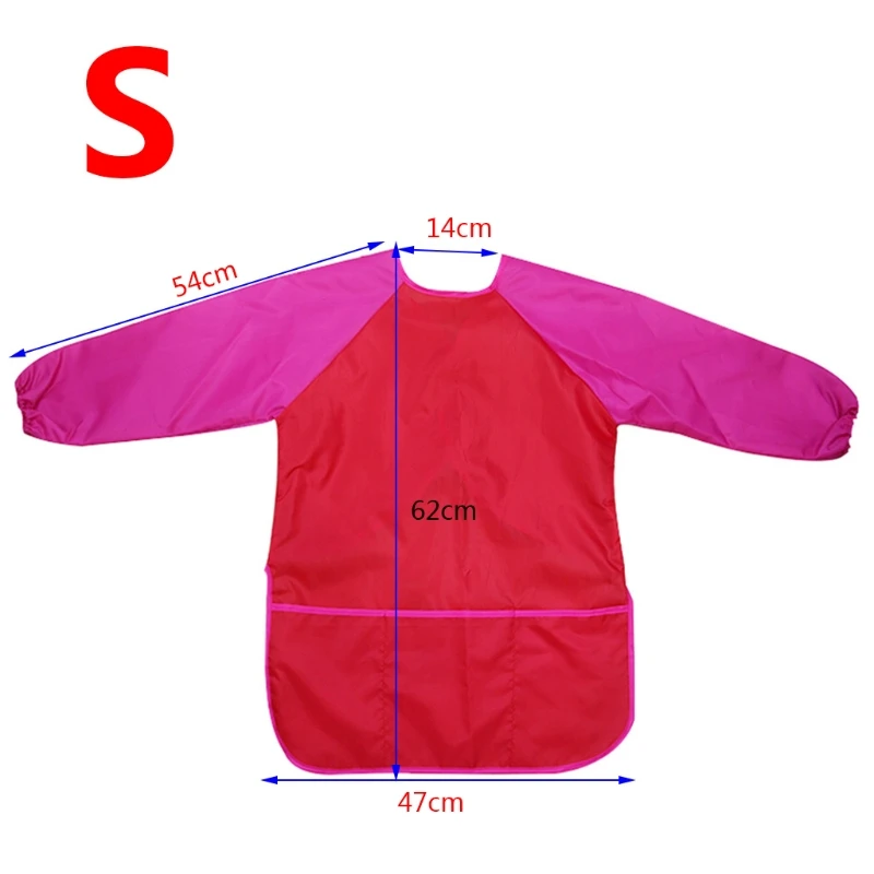 

Прямая поставка, детский водостойкий фартук с длинными рукавами для художественных промыслов и рисунков, детский подарок