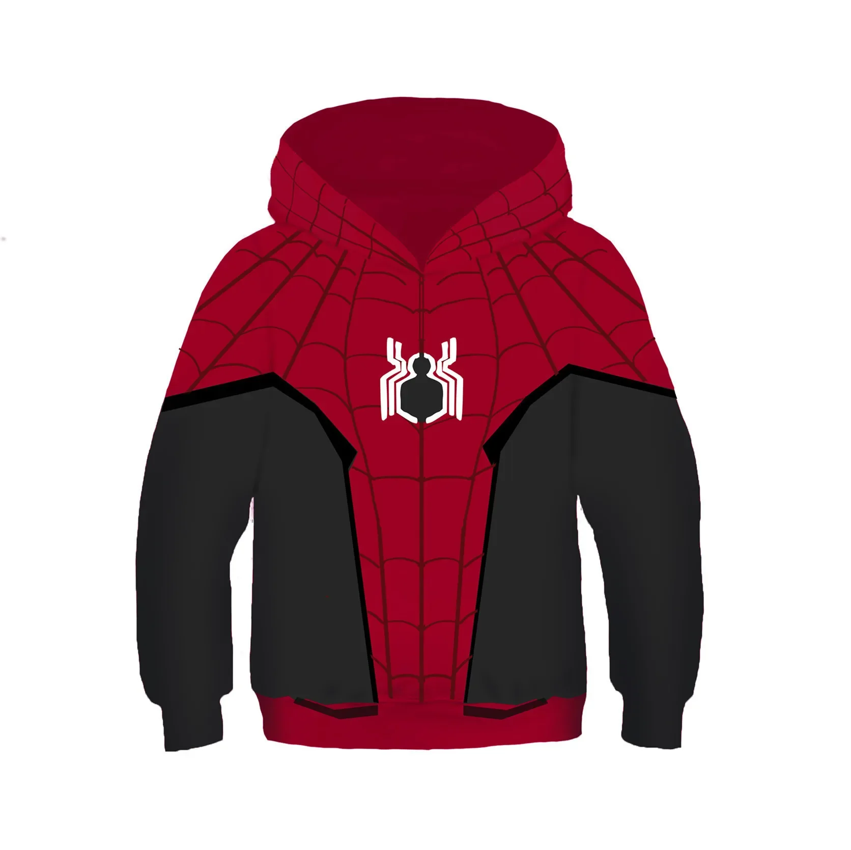thumbnail image 1 of Disfraz de superhéroe Miles Morales, Sudadera con capucha de Spiderman con estampado 3D de Halloween, Sudadera con capucha para niños, Jersey de Hip Hop, chaqueta, abrigo, 1 of 5
