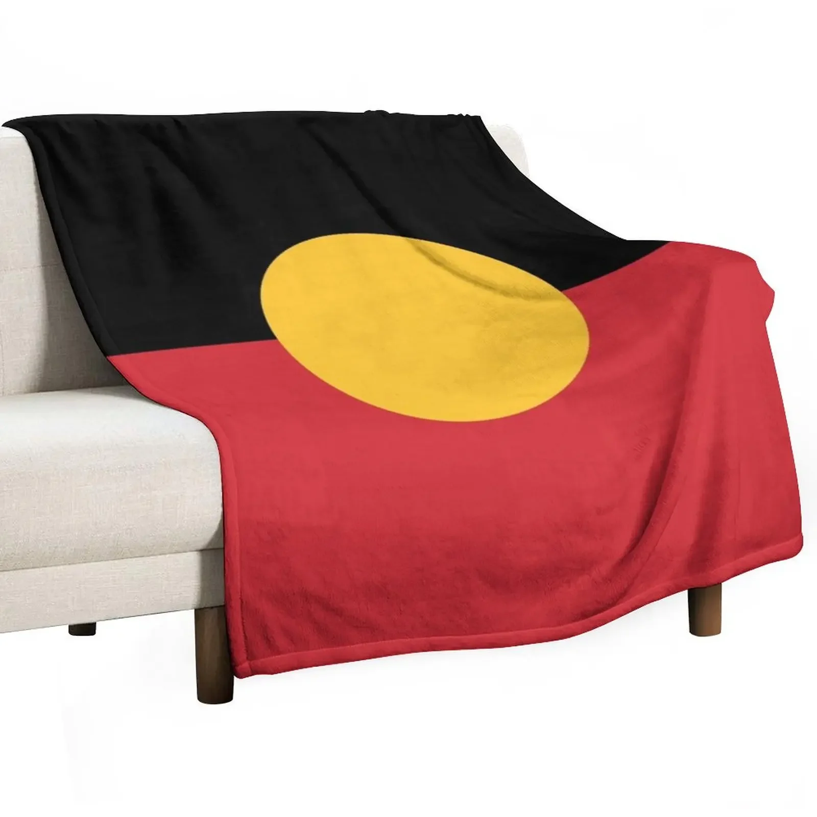 

Australian Aboriginal Flag #6 Throw Blanket Decorative Sofa Bed Moving Thins Blankets