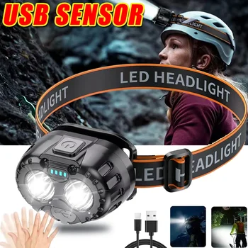 USB Rechargeable LED Sensor Headlamp 1