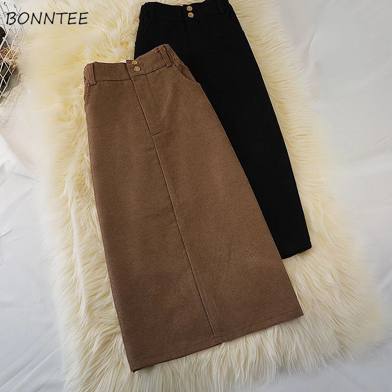 Jupe M&Co Femme Taille 14 – Rose, Velours Côtelé, Ligne A, Longueur Genou – Bon état