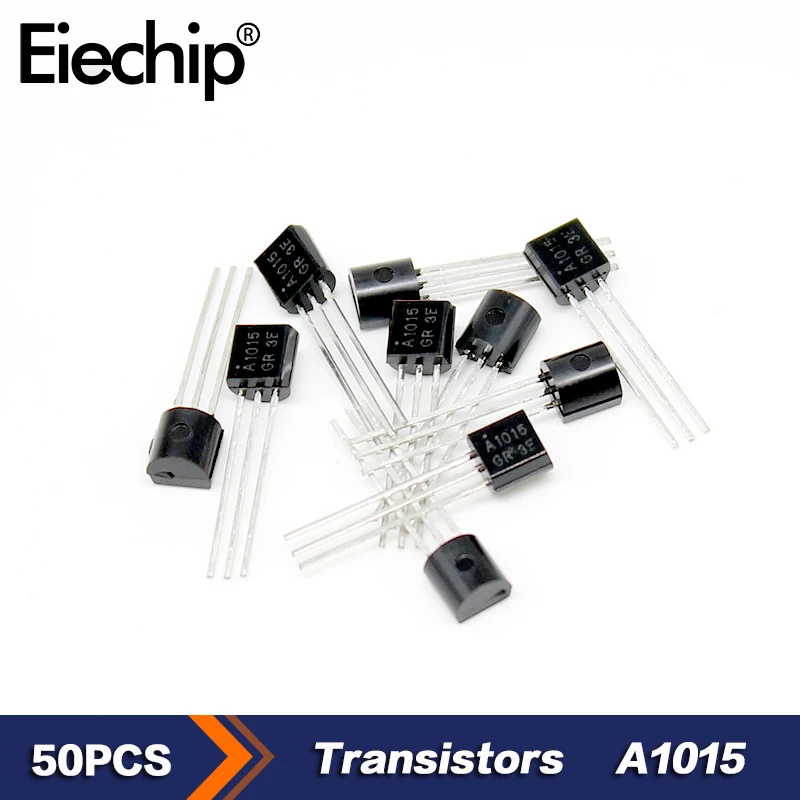 

50pcs/lot A1015 2SA1015 TO-92 Transistor PNP Transistors 50V 150MA New and original IC Chip