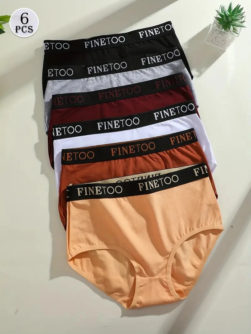 Finetoo seamless cotton briefs image 18
