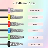 Carbide Nail Drill Bits (Cross Cut) 3/32 Manicure Burrs Milling Cutter for Manicure Remove Gel Polish Nail Polishing Tools 1