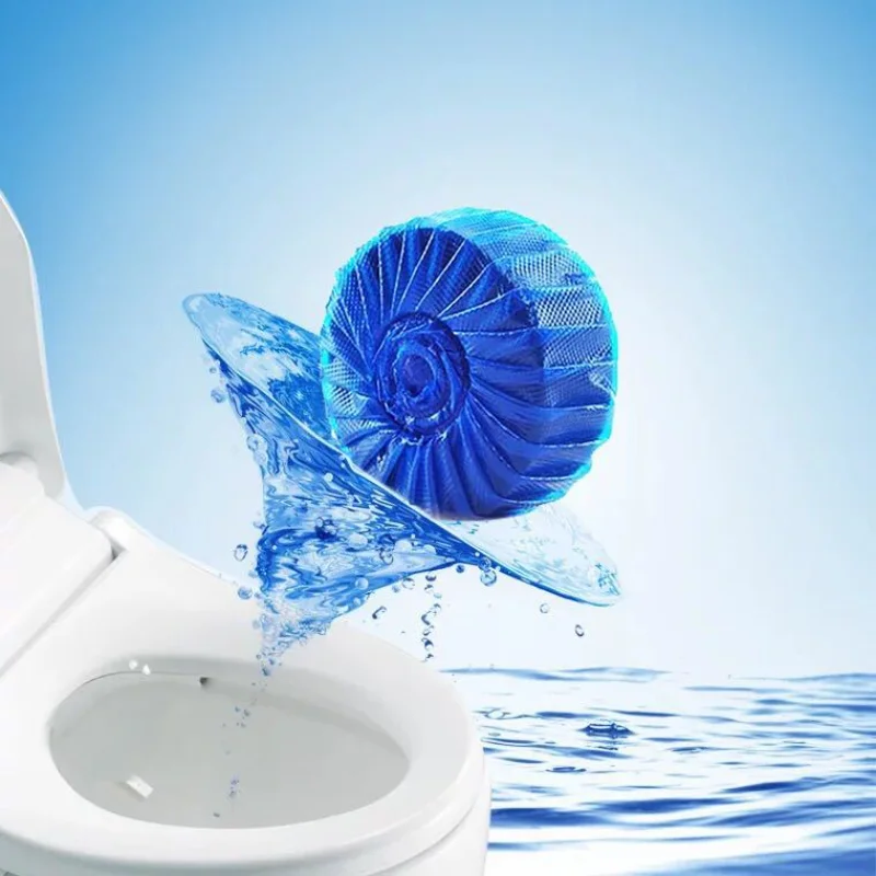 Automatic Flushing Blue Bubble Toilet Bowl Cleaner Bathroom Freshener