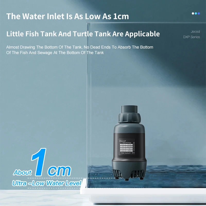 Jebao Jecod DXP Series Bluetooth Submersible Pump Aquarium Silent Inverter Suction Pump Fish Tank Fish Poop Terminator water pump aquarium water pump fish tank pump