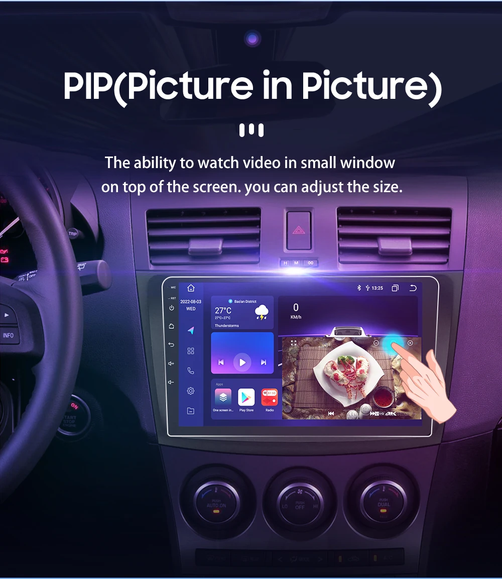 8G 128G Android 13 Auto Radio Für Mazda 3 2010-2013 Carplay 4G Auto Multimedia GPS intelligente Bildschirm 2din autoradio Steuergerät 7862 – Detail 35