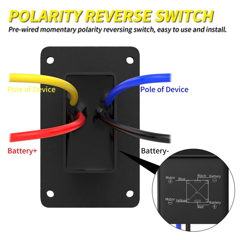PN-DR Yacht Modification Panel Switch Waterproof Switch Momentary Waterproof RV