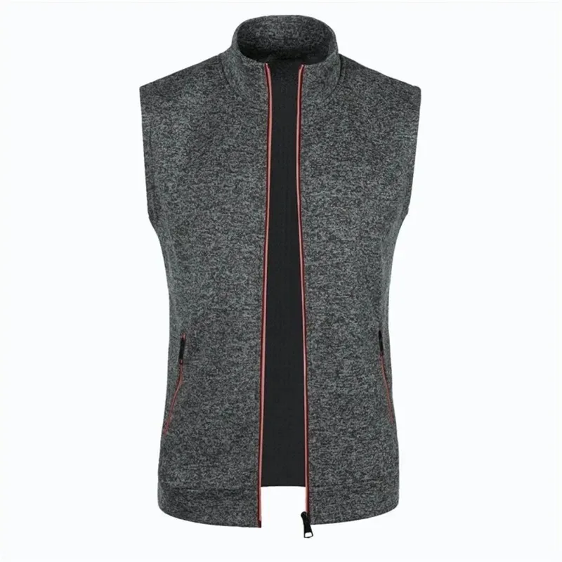 Animal Game Mens Sleeveless Tank Tops Outdoor Casual Sweatshirts Outdoor Cycling Zipper Work Vests Hiking Streetwear Jackets