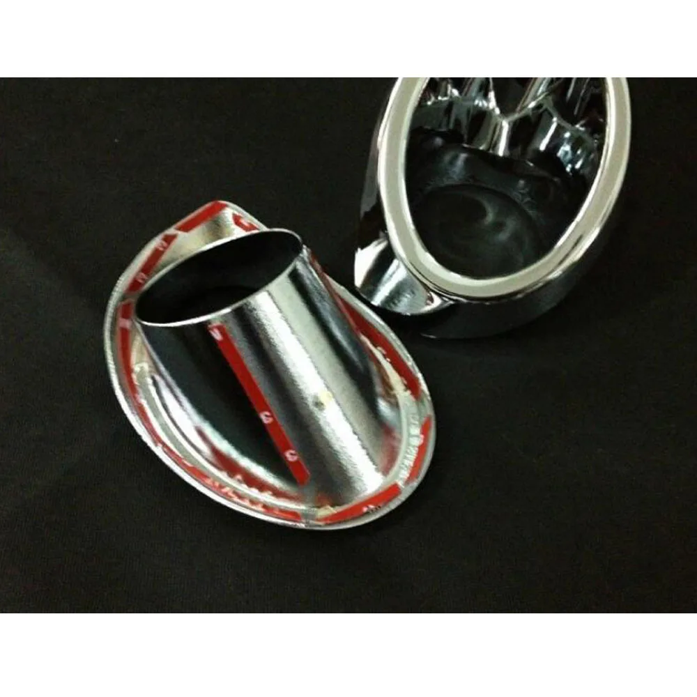 For Peugeot 3008 2013 2014 2015 2016 2017 Body Front Fog Light Lamp Detector Frame Stick Styling ABS Chrome Cover Tr