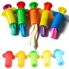 5Pcs/Pack Plasticine Mold Tools Kit Polymer Clay DIY Love Heart Stars Noodles Plasticine Tools Educational Toy For Kid 1