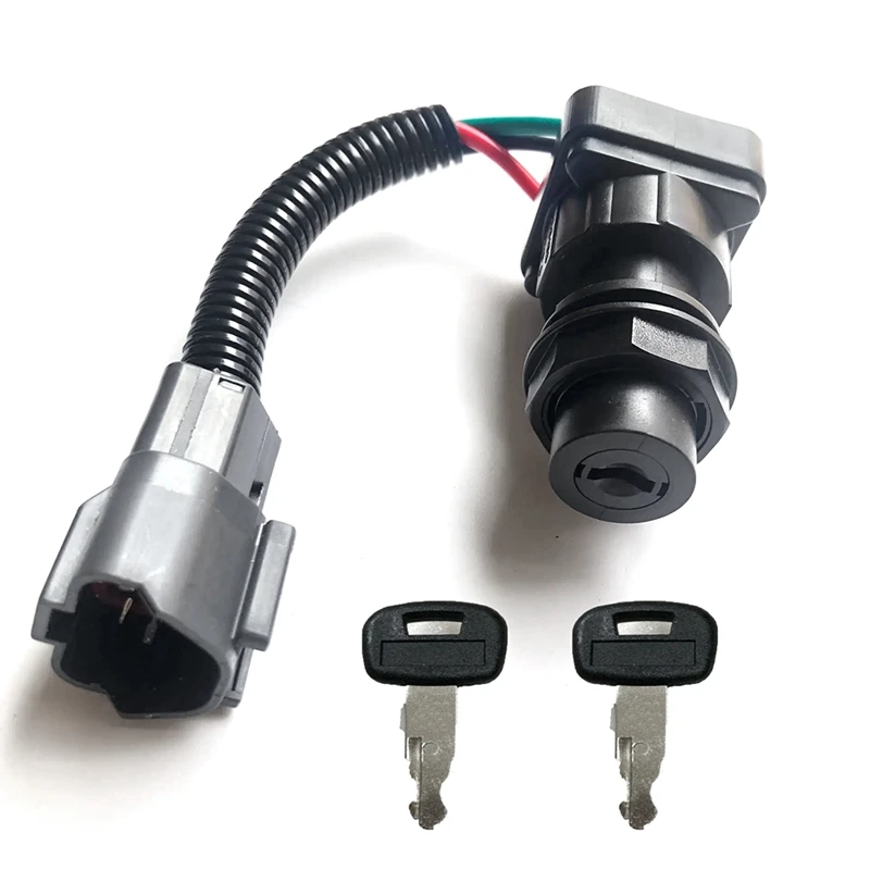 

Аксессуары для экскаватора Kubota, Соленоидный клапан зажигания, выключатель зажигания с ключом RC411-53964, запчасти