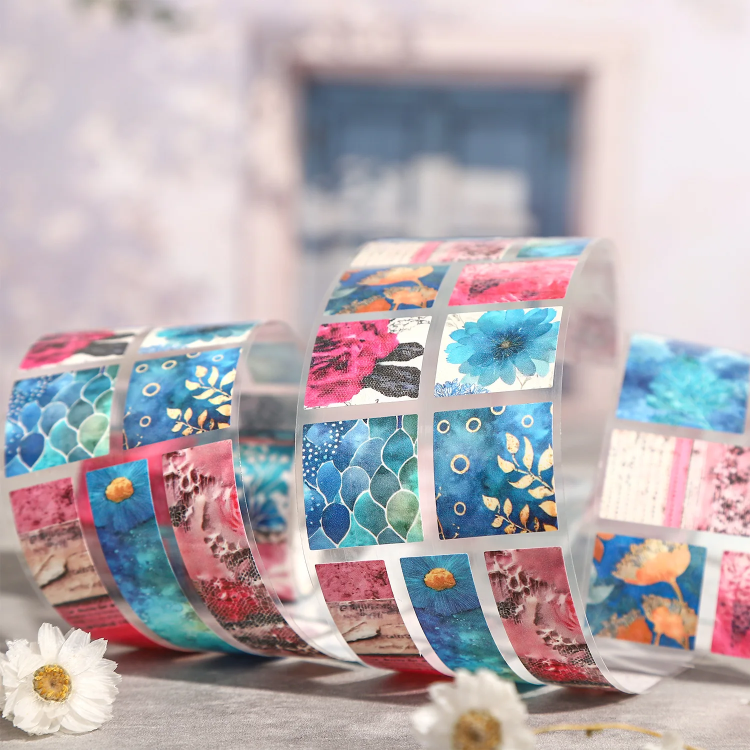 1pcs DIY 장 접착 테이프 일본 Huayang Secret Realm Washi 테이프 마스킹 스티커 문구류
