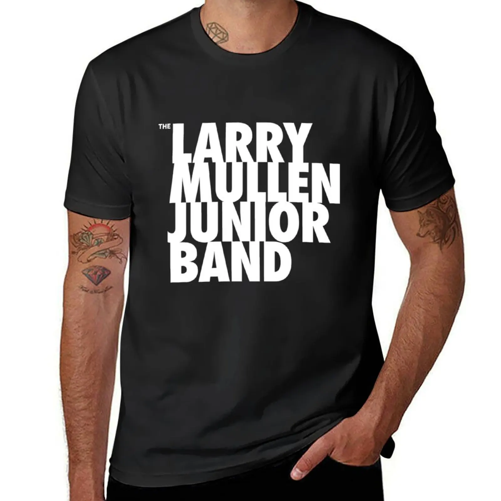 The Larry Mullen Jr. Band T-Shirt customs design your own funnys sweat t shirts men