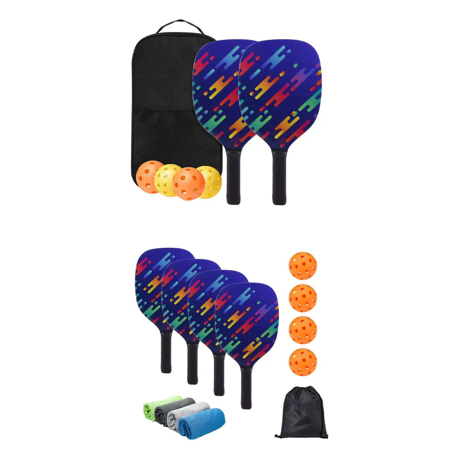Portable Pickleball Paddle Set Gift Lightweight Pickleball Paddle for Indoor And