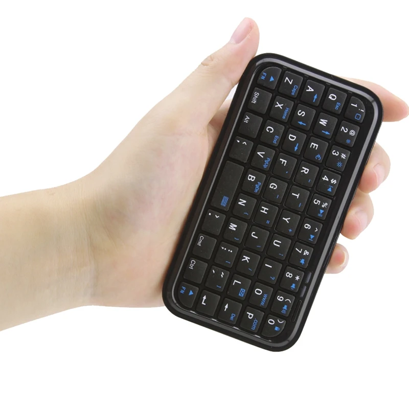 Mini Bluetooth Wireless Keyboard Portable Small Hand Keypad For Iphone Android Smart Phone Tablet Laptop PC