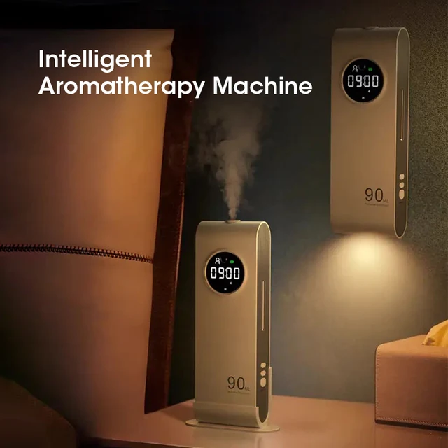 Automatic Sensor Aromatherapy Machine with Night Light Rechargeable Home Fragrance Aromatherapy Essential Oil Diffuser Scent