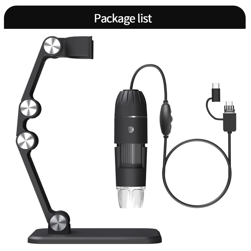 Digital Microscope Camera 3 In1 Type C USB Portable USB Handheld Microscopes For Soldering LED Magnifier Mobile Phone Repairing 6