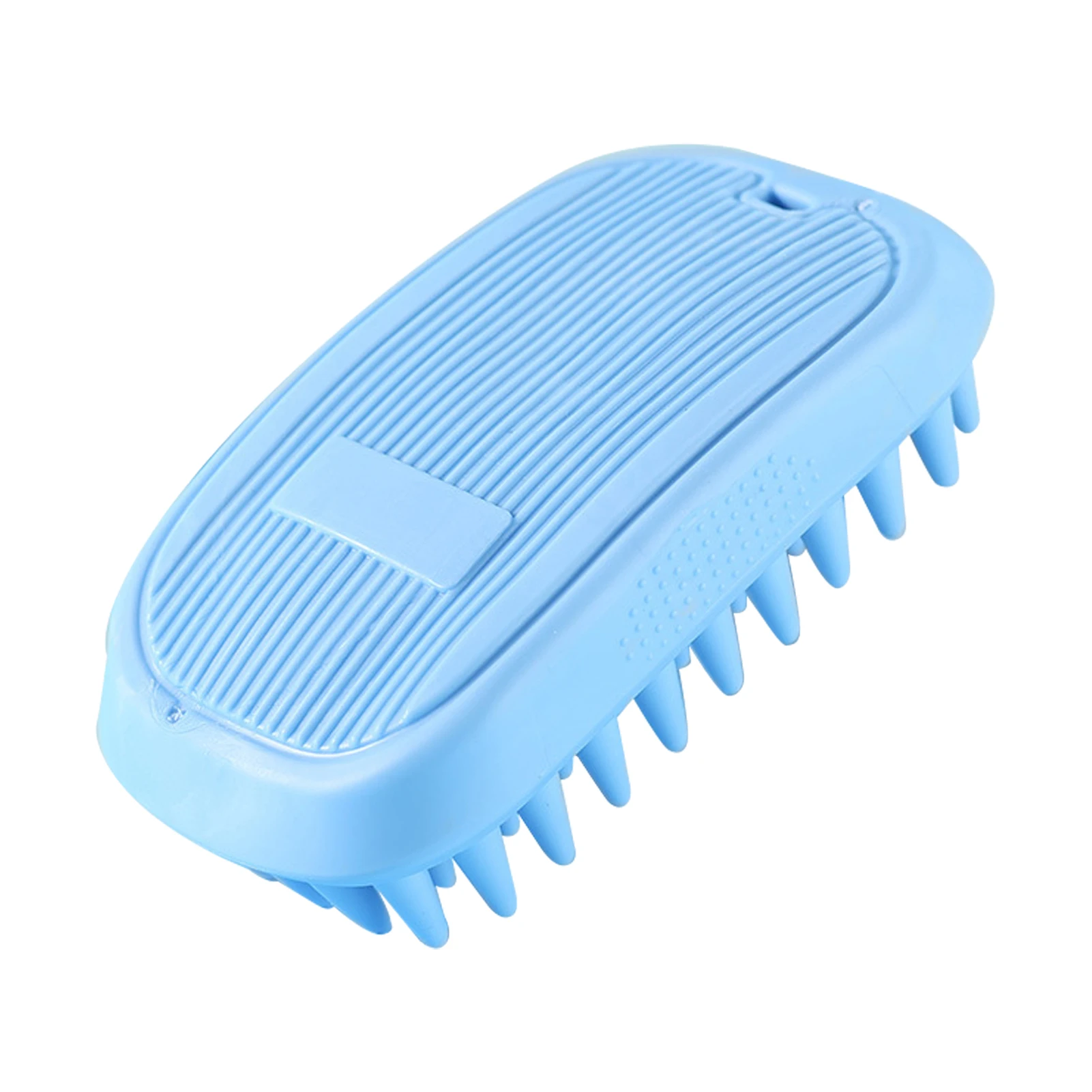 

Skin Friendly Soft Shampoo Dispenser Cat Bathing Deshedding Gentle Grooming Dog Bath Brush Non Slip Flexible Massage Practical