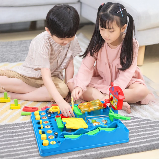 Track Sliding Ball Adventure Toys Set Children's Puzzle Competitive Parent-child Interactive Hand-brain Training Kid's Toys 2