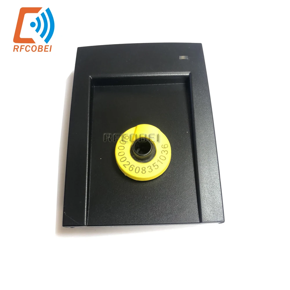 

RFID Reader 125KHZ/134.2KHz Microchip Encoder ISO11784 / ISO11785 FDX-B EMID Animal Tag Writer Desktop Programmer